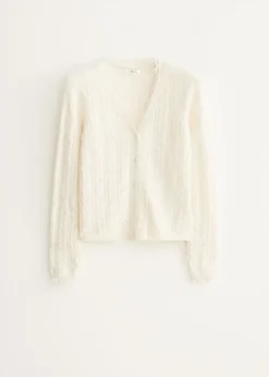 Ajour vest met kant