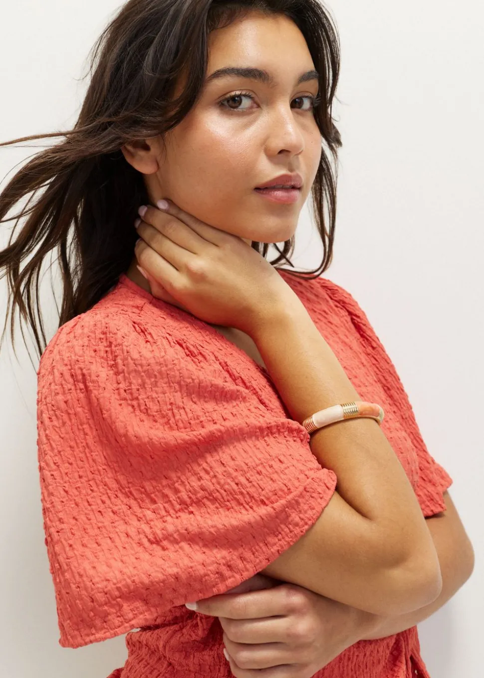 Armband met gekleurde details