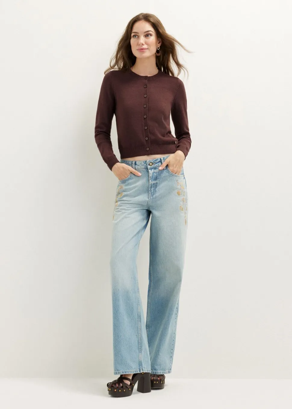 Basic gebreid vest