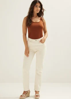 Basic singlet met kant