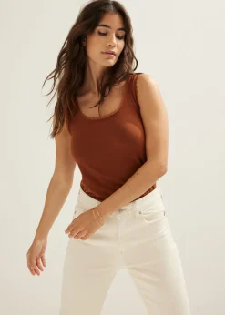 Basic singlet met kant