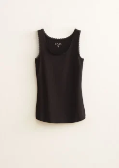 Basic singlet met kant