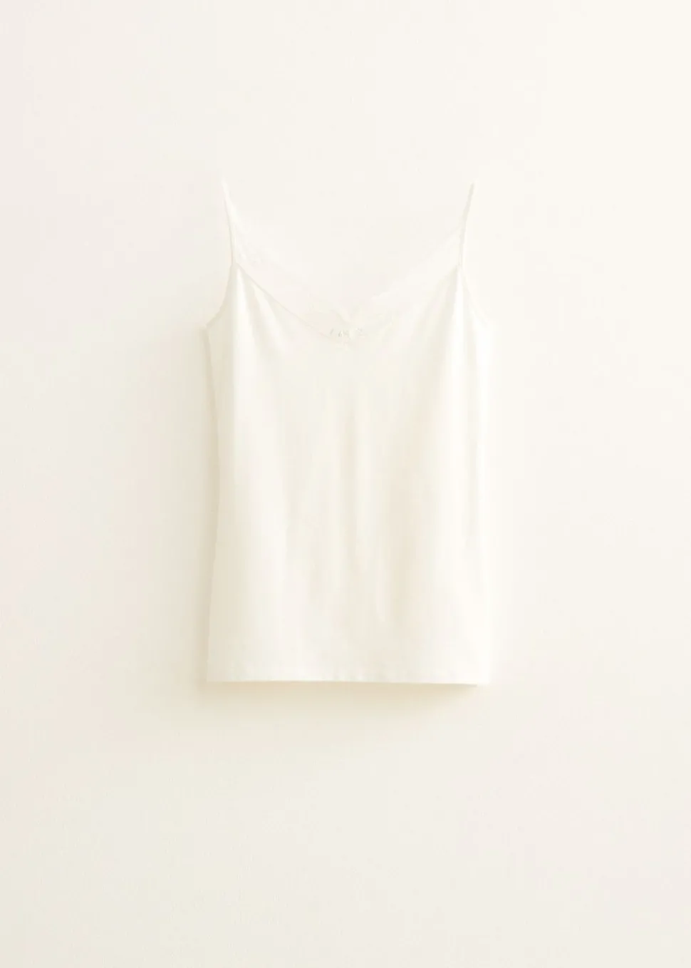 Basic singlet met kant
