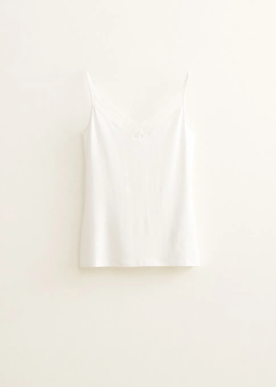 Basic singlet met kant