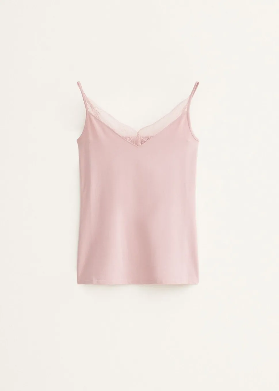 Basic singlet met kant