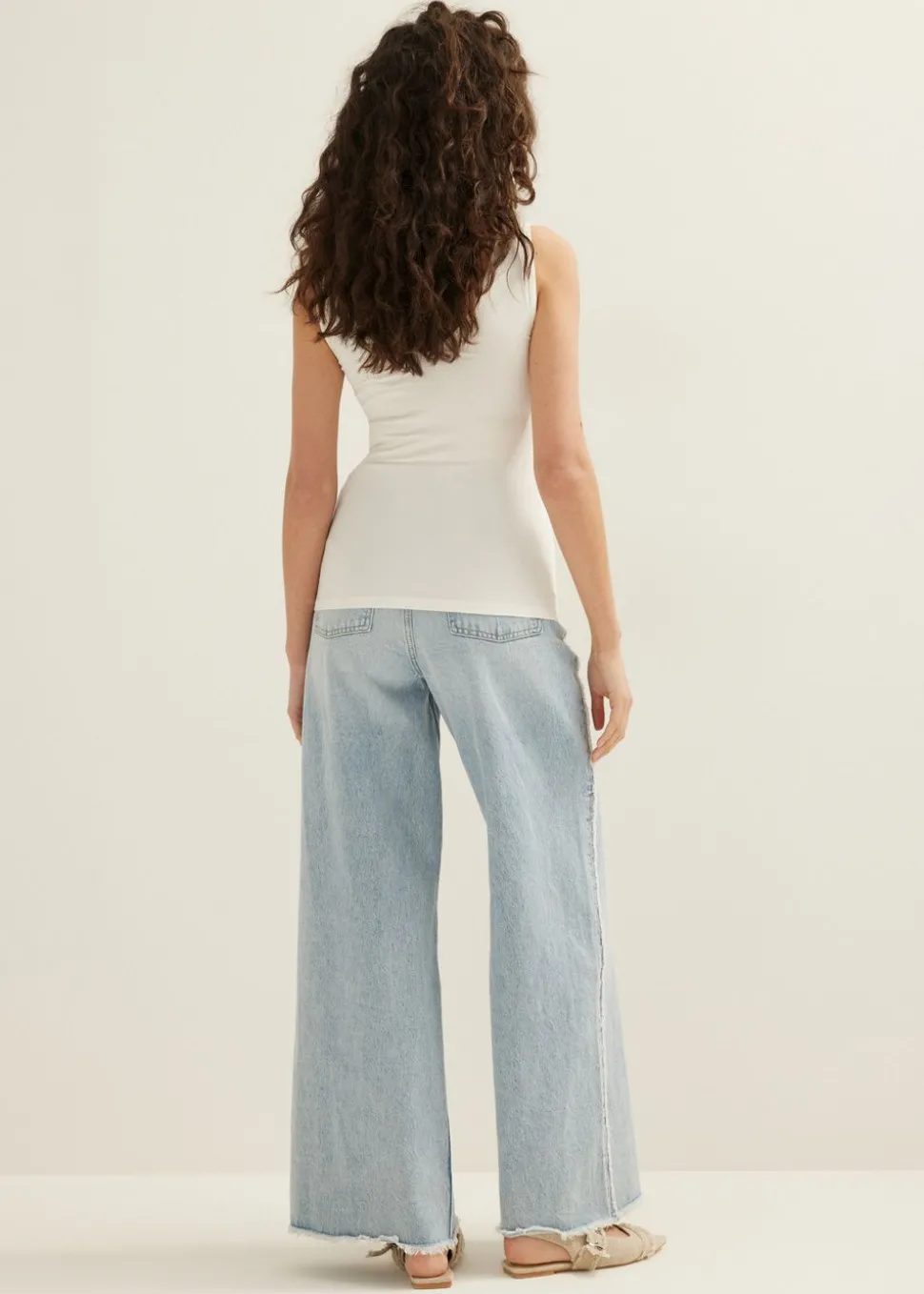 Basic singlet met v-hals