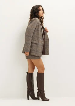 Blazer met ruit