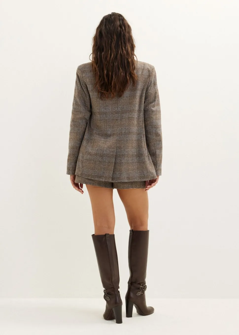 Blazer met ruit