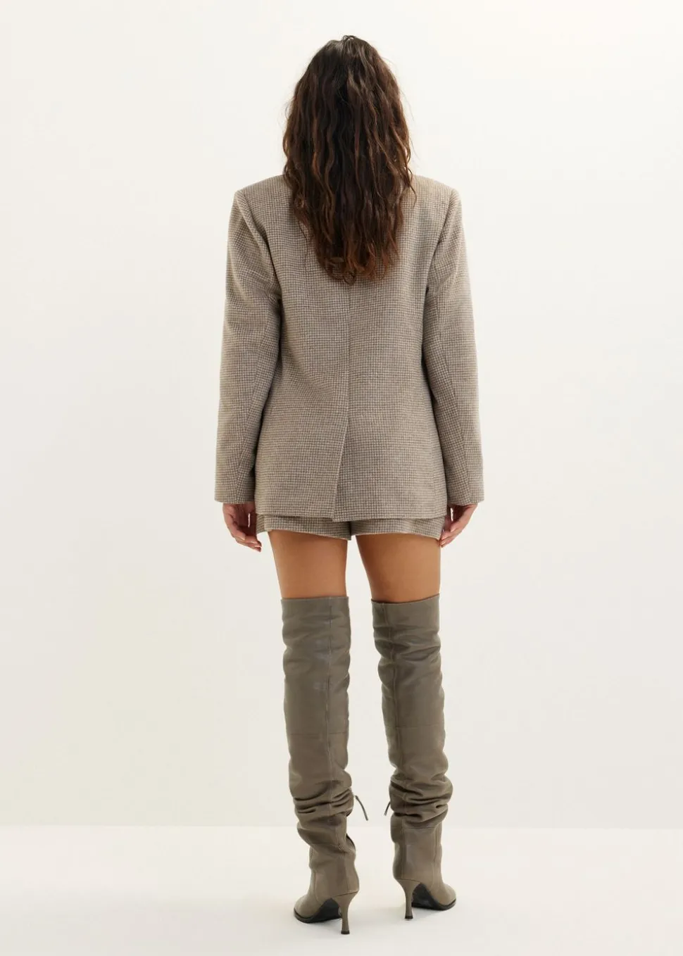 Blazer met ruit