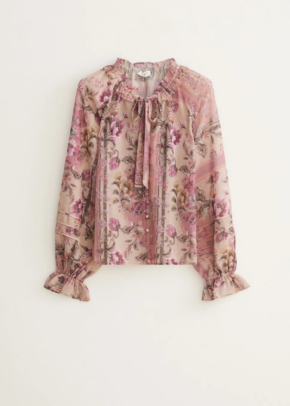 Blouse met bloemenprint