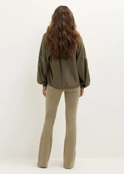 Blouse met borduursel