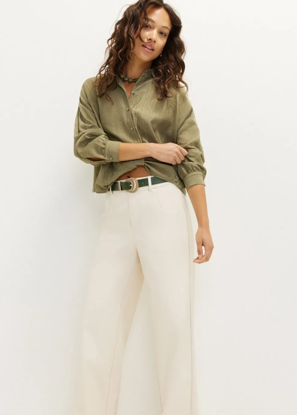 Blouse met gedraaid detail