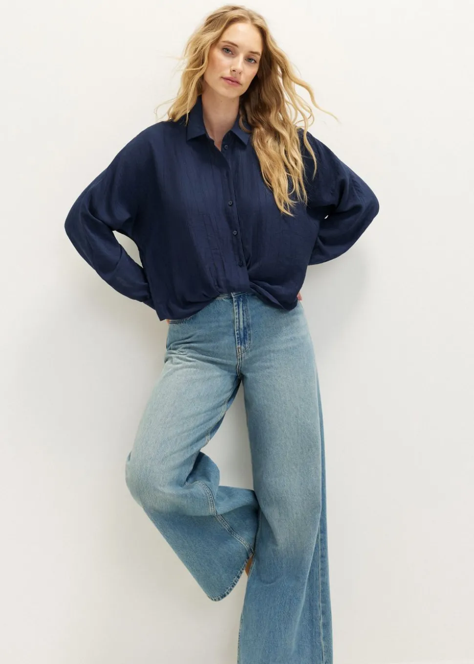 Blouse met gedraaid detail