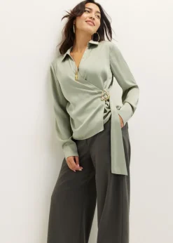 Blouse met gesp