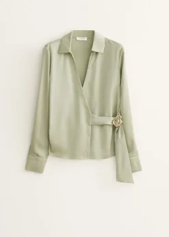 Blouse met gesp