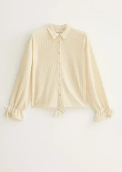 Blouse met gestreepte structuur