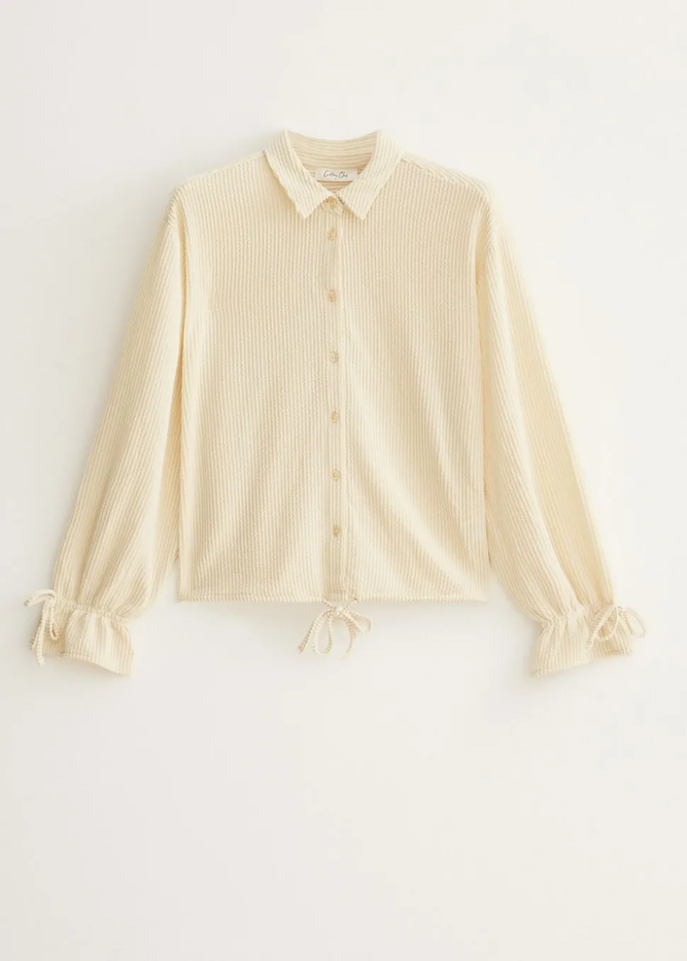 Blouse met gestreepte structuur