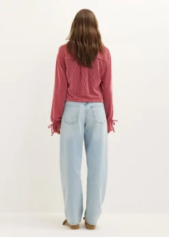 Blouse met gestreepte structuur