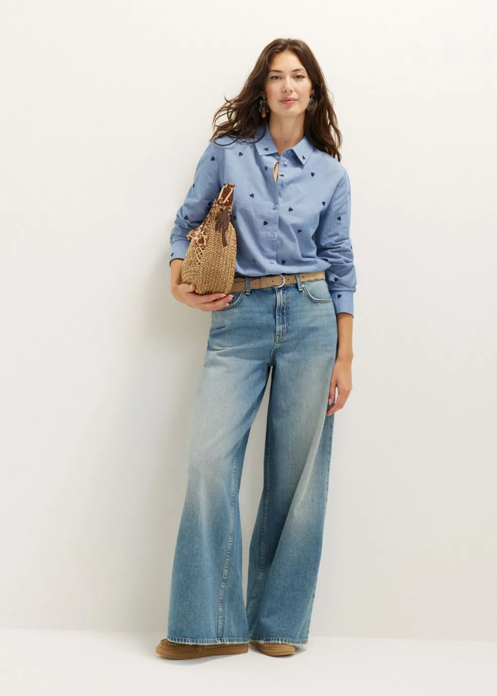 Blouse met hartjes