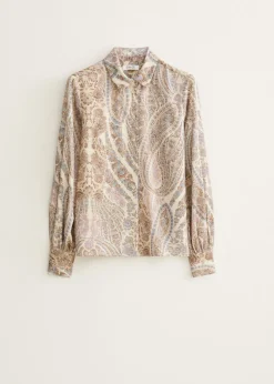 Blouse met paisleyprint