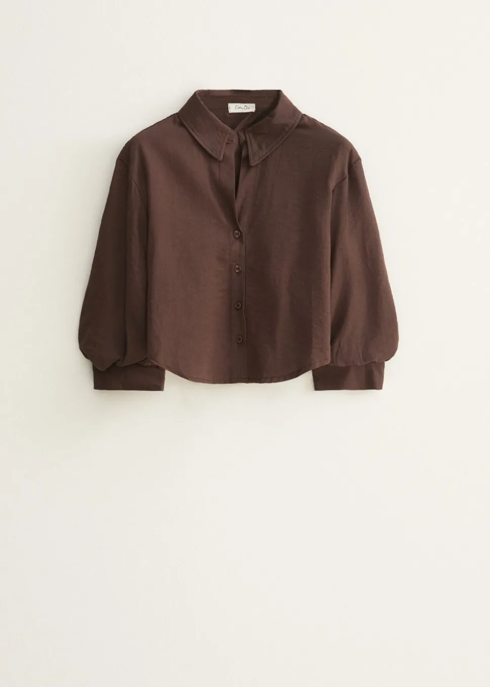 Blouse met pofmouw