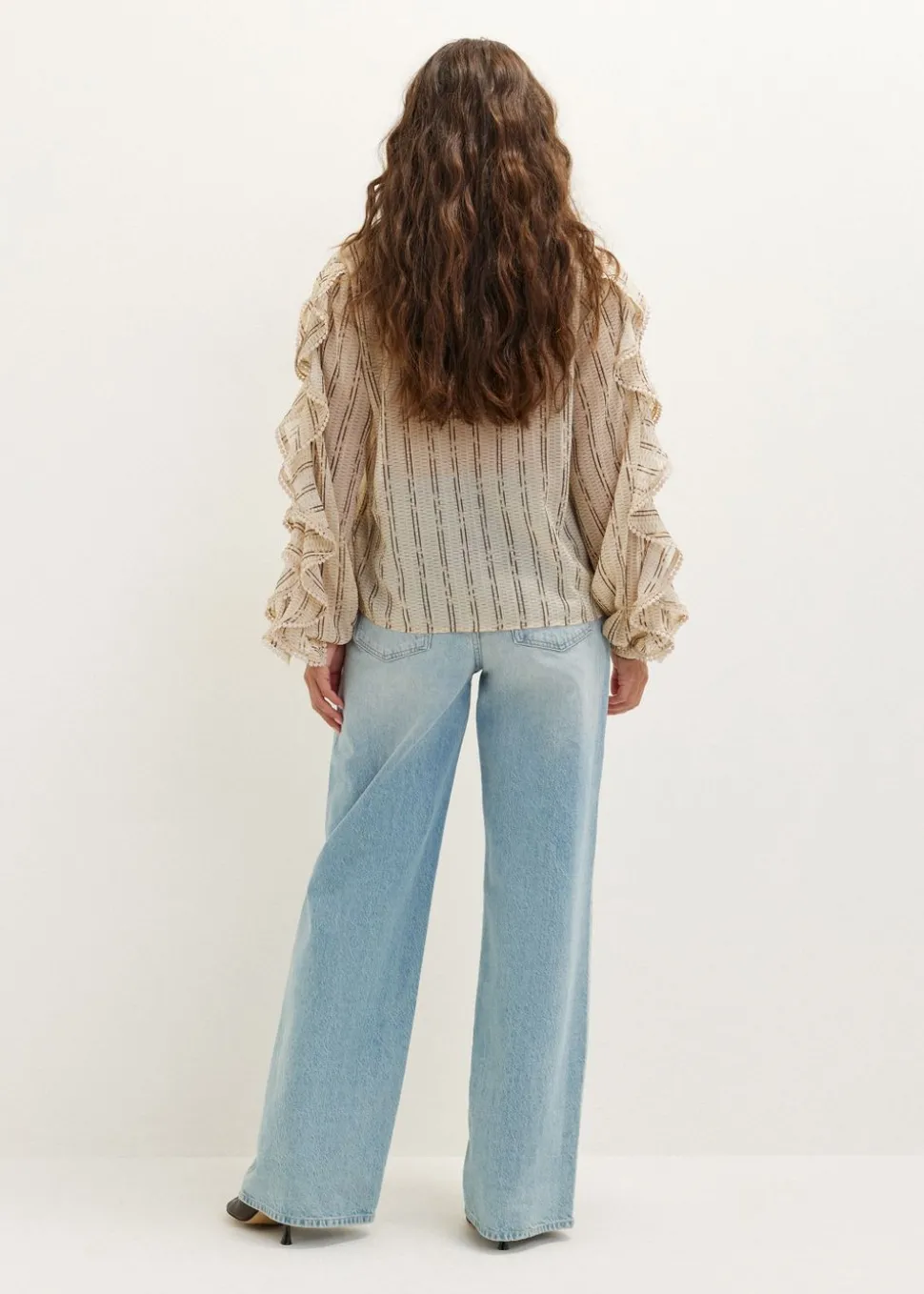 Blouse met ruches