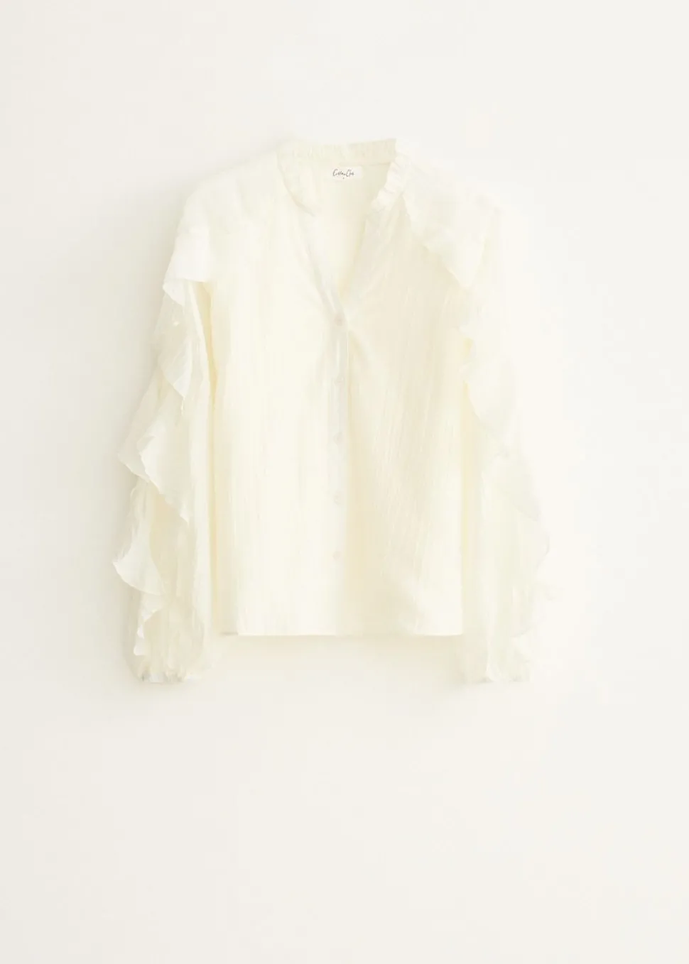 Blouse met ruches