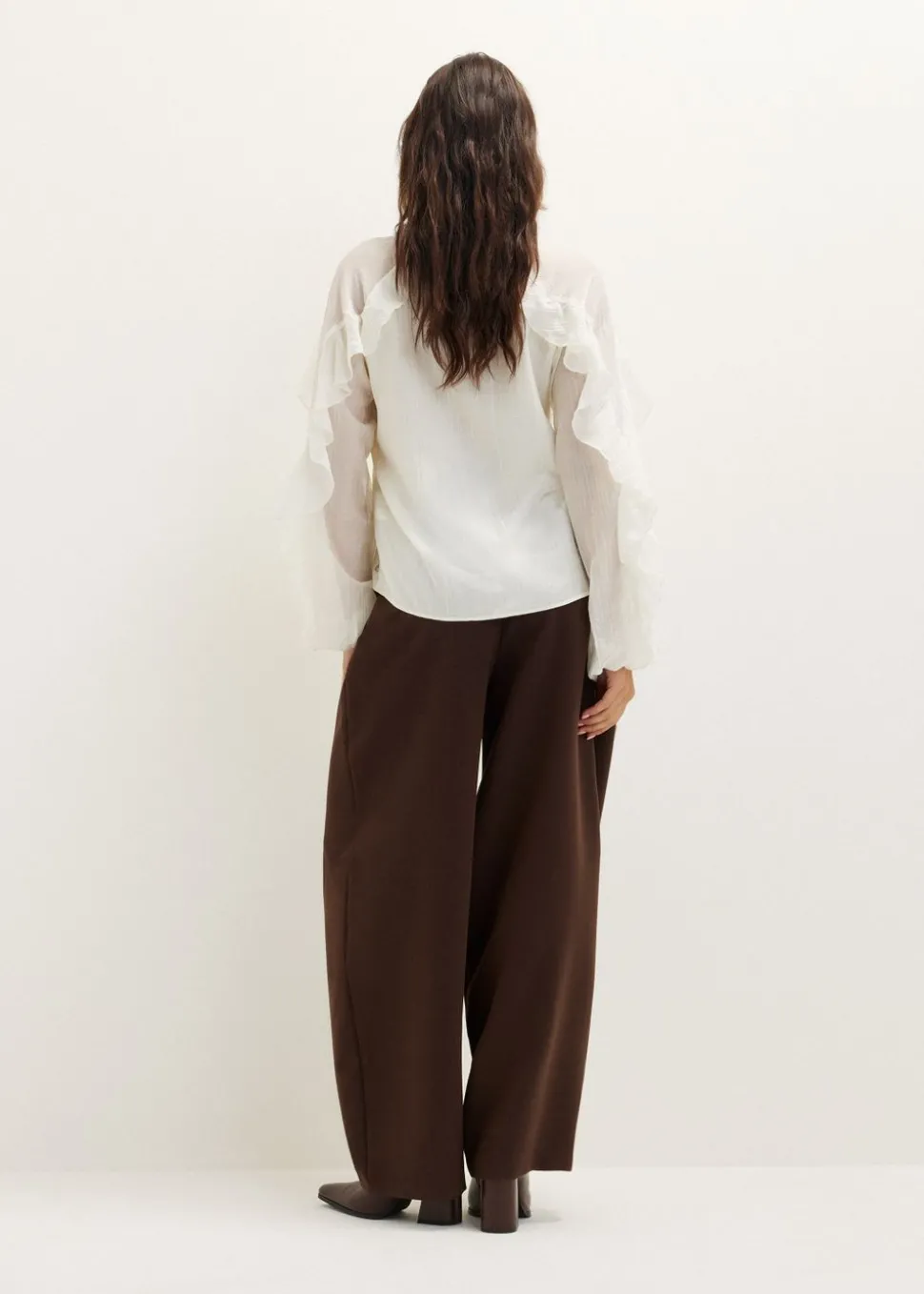 Blouse met ruches
