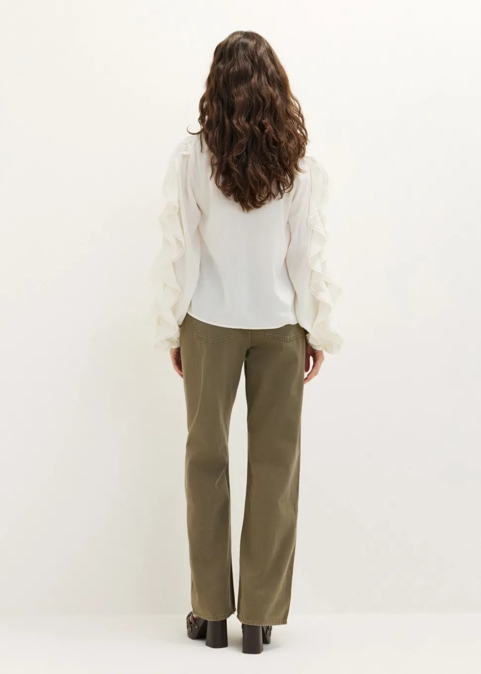 Blouse met ruffles