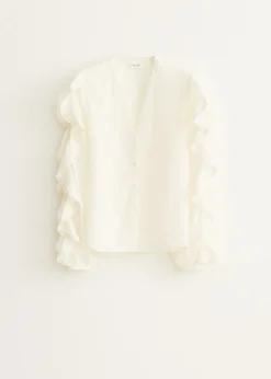 Blouse met ruffles