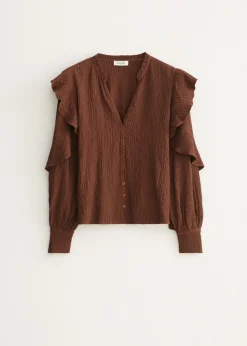 Blouse met ruffles