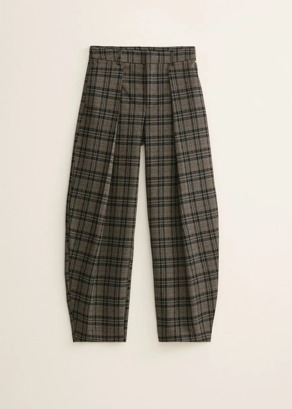 Broek met ruitprint