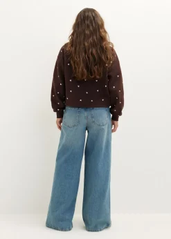 Celeste jeans met riem