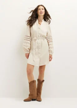 Corduroy mini jurk