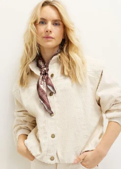 Denim structuur jacket