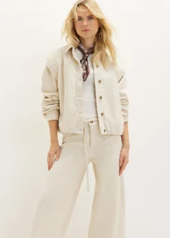 Denim structuur jacket
