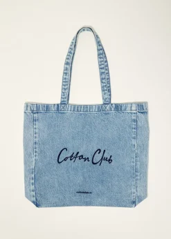 Denim tote bag