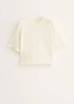 Fluffy trui met raglan mouw
