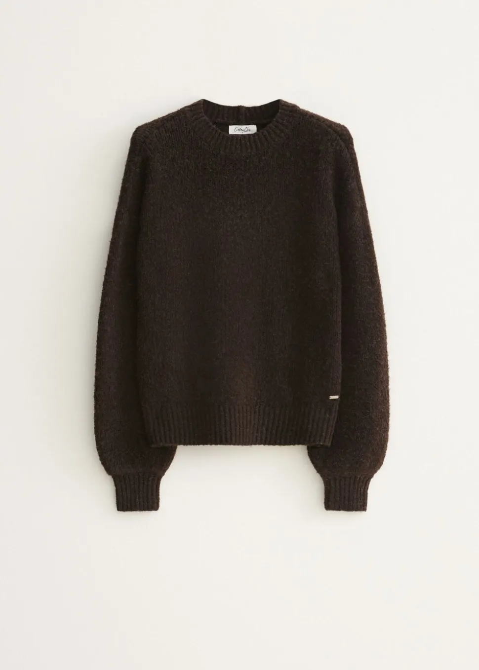 Gebreide oversized trui