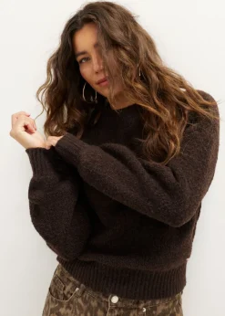 Gebreide oversized trui