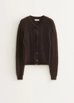 Gebreid vest fluffy structuur
