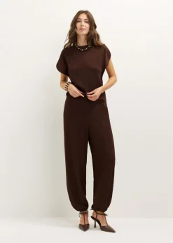 Harem broek met structuur