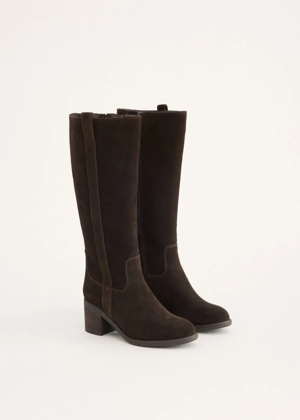 Hoge suede laarzen
