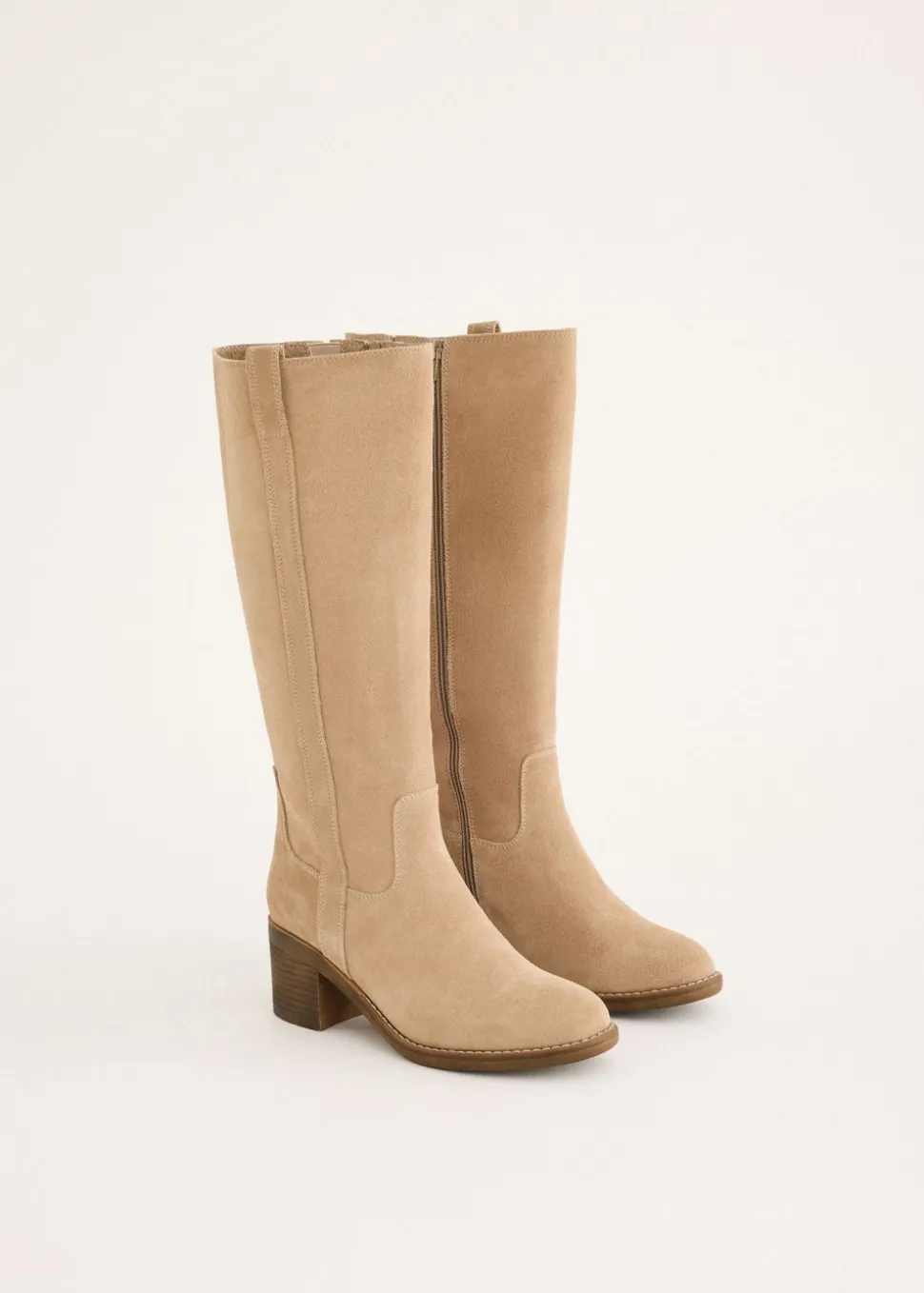 Hoge suede laarzen