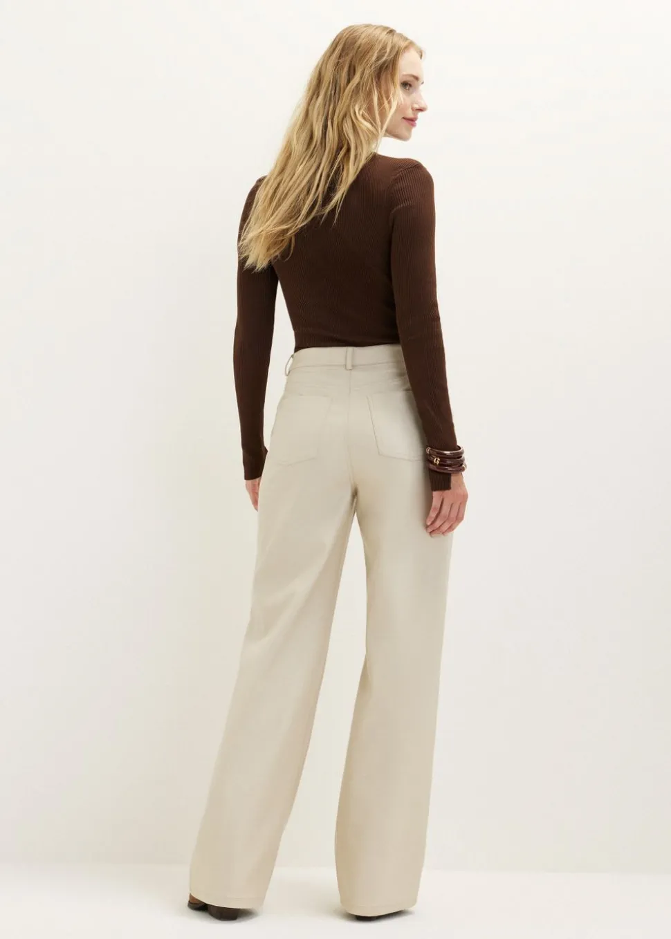 Imitatieleren broek
