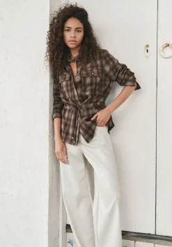 Imitatieleren broek