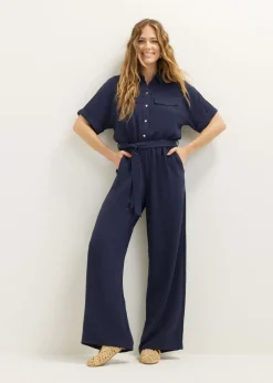 Jumpsuit met structuur