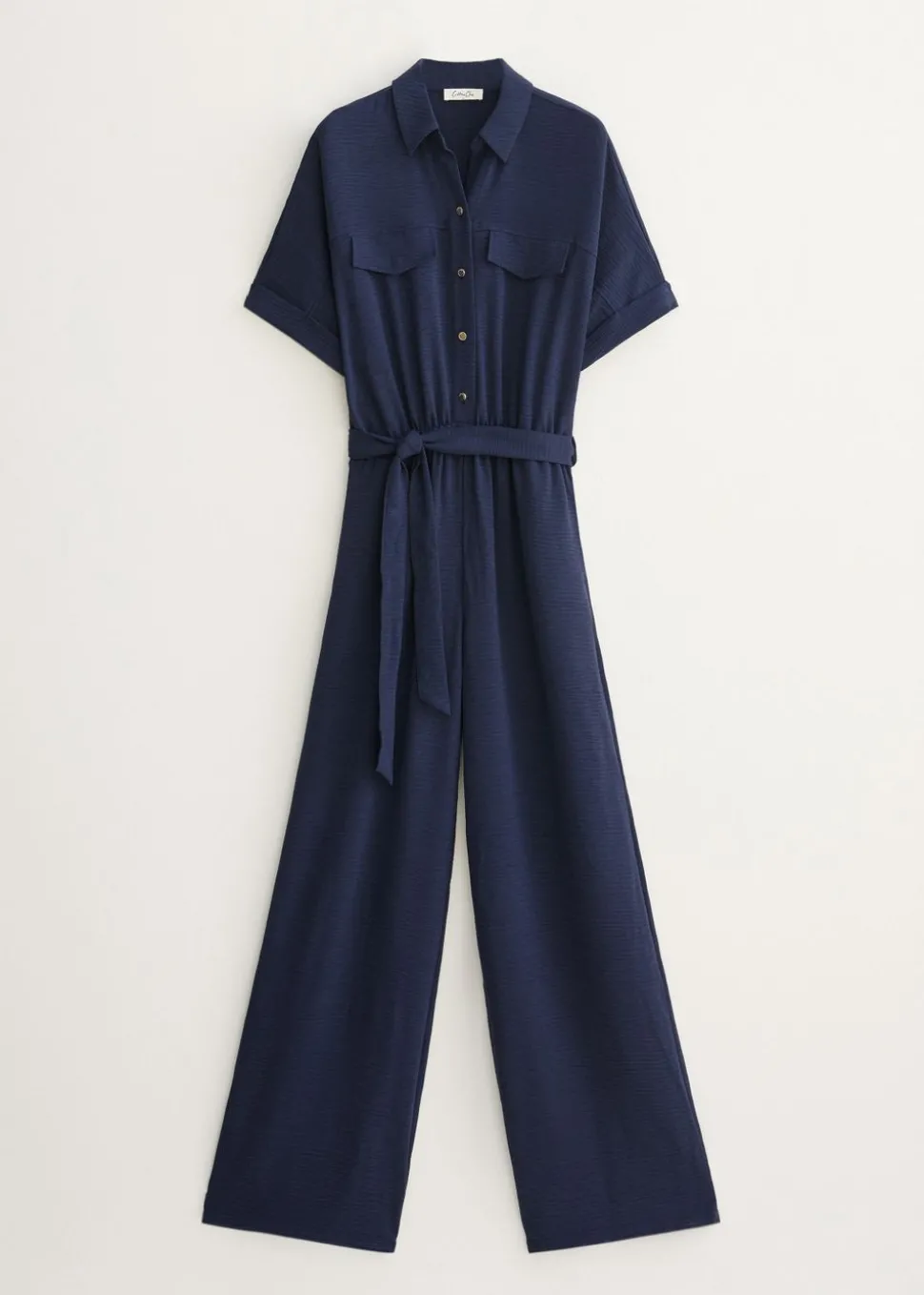 Jumpsuit met structuur