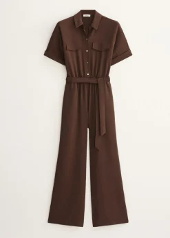 Jumpsuit met structuur