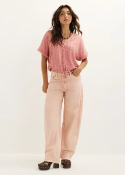 Korte blouse met koord